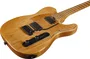 EKO Guitarra Eléctrica Tero 601 Lignum - Natural, Cuerpo de Aliso Macizo, Mástil de Arce Tostado, 2 Humbuckers, Acabado Brillante