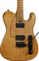 EKO Guitarra Eléctrica Tero 601 Lignum - Natural, Cuerpo de Aliso Macizo, Mástil de Arce Tostado, 2 Humbuckers, Acabado Brillante