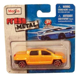 Maisto Fresh Metal Miniature 2002 GMC Terra4 Concept, Naranja quemada, 1:64