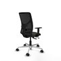 PIQUERAS Y CRESPO Silla de oficina Motilla con mecanismo Sincro/Traslack Negro