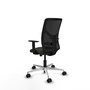 PIQUERAS Y CRESPO Silla de oficina Motilla con mecanismo Sincro/Traslack Negro