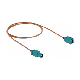 DeLOCK Cable de antena coaxial FAKRA Z a FAKRA Z RG-316 0,5 m