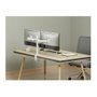 Equip Soporte articulado para escritorio de dos monitores 17-32 pulgadas Blanco