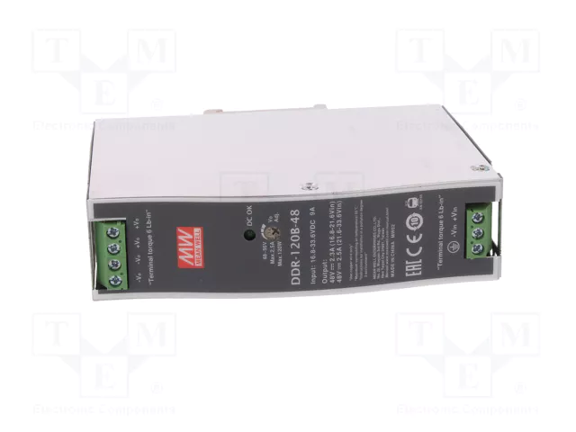 MEAN WELL DDR-120B-48 Convertidor DC/DC 120W 48VDC