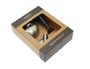 DKD Home Decor Set de 3 Utensilios para Hamburguesa INOX ACACIA 26