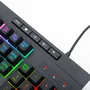 Redragon K512RGB-SPS Teclado Gaming Membrana RGB con Reposamuñecas Negro