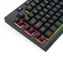 Redragon K512RGB-SPS Teclado Gaming Membrana RGB con Reposamuñecas Negro