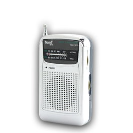 SAMI Radio AM/FM de bolsillo vertical con auriculares y clip, referencia Radio sami am/fm bolsillo vertical c/aur/clip