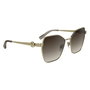 Longchamp LO180S-727 Gafas de Sol para Mujer Dorado/Marrón