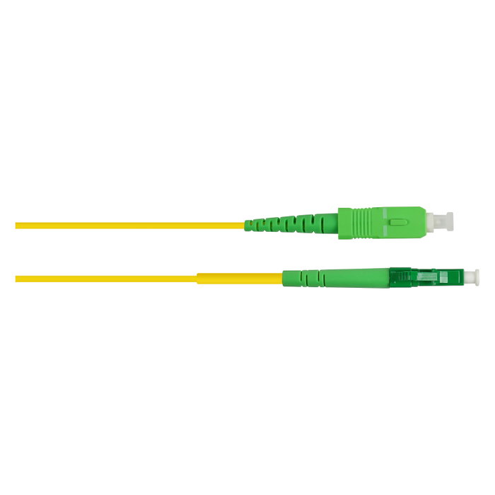 GoodConnections Cable de fibra óptica OS2 LC/SC SM 9/125Á 0,5m Amarillo