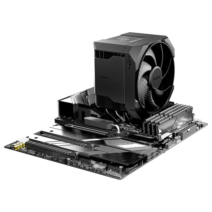 be quiet! Dark Rock 6 Refrigerador de aire CPU para AMD AM5, AM4 e Intel LGA 1851/1700/1200/1151/1155/1150, 220W TDP, Negro be quiet! Dark Rock 6 Refrigerador de aire CPU para AMD AM5, AM4 e Intel LGA 1851/1700/1200/1151/1155/1150, 220W TDP, Negro
