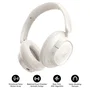 Baseus Bass BH1 NC Auriculares Inalámbricos con Cancelación de Ruido, Blanco