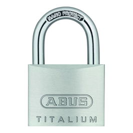 ABUS 64 Titalium 64TI/40 SL 6, Candado de Seguridad de Aluminio, 40 mm