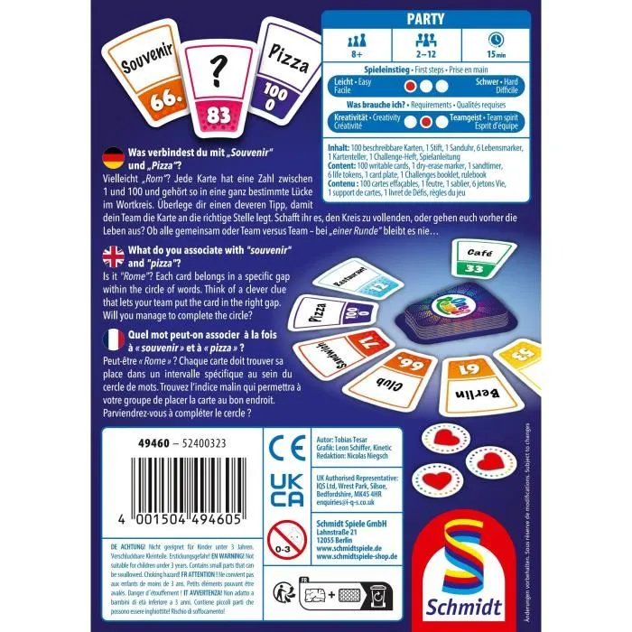 Schmidt Spiele Una ronda? Juego de mesa A partir de 8 años AAAUC90802