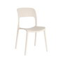 Silla Apilable Crema Pp Contract 58 X 41 X 82 cm (Set de 2)