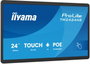 iiyama TW2424AS-B3P Panel interactivo 23,8 pulgadas Full HD Android Black de 60,5 cm (23,8 inch) IPS táctil con USB-C y Wi-Fi 6