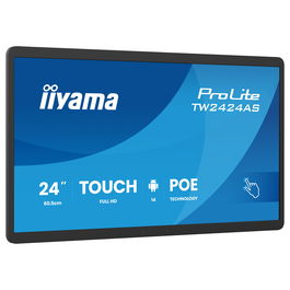 Iiyama TW2424AS-B3P Panel Interactivo Táctil 60.5cm (23.8") Full HD 1920x1080 IPS Android 14 Wi-Fi 6 USB-C 24/7 Montaje VESA 100x100mm