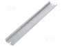 FIBOX Carril DIN MNX TS35 de acero zinc 225x35mm