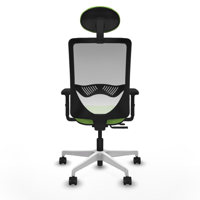 PIQUERAS Y CRESPO Silla de oficina Zulema con mecanismo Sincro/Traslack, color Pistacho y Blanco PIQUERAS Y CRESPO Silla de oficina Zulema con mecanismo Sincro/Traslack, color Pistacho y Blanco