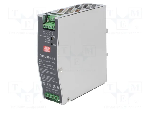 MEAN WELL DDR-240D-24 Convertidor DC/DC 240W 24VDC