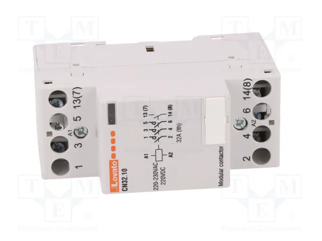 LOVATO ELECTRIC CN3210220 Contactor 4-polar 32A 220÷230VAC/VDC