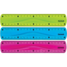 Regla Centrum Flexible 20 Cm Surtido (Set de 24)