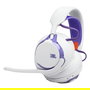 JBL Quantum 650 Auriculares Gaming Inalámbricos Over-Ear, Blanco, con Receptor USB-C y Micrófono Extraíble, 60h Batería