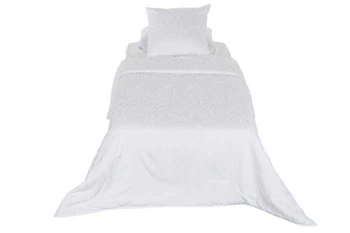 DKD Home Decor Colcha Boho Blanco 260 x 180 cm Poliester