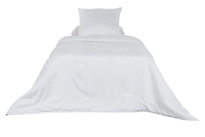 DKD Home Decor Colcha Boho Blanco 260 x 180 cm Poliester