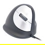 R-Go R-Go HE Break Ratón Ergonómico para Mano Derecha, Óptico 2400 DPI, USB, Negro, Software de Pausa, Cable 1.82 m, Tamaño Mediano (175-195 mm), Retail