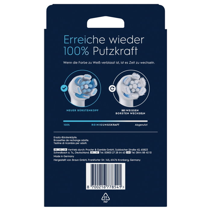 Braun Oral-B iO Ultimate Clean Cabezales de Repuesto Pack de 8 Braun Oral-B iO Ultimate Clean Cabezales de Repuesto Pack de 8