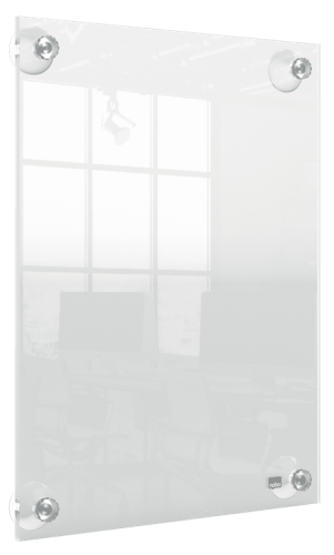 Nobo Portapóster Acrílico Transparente A4 Removible