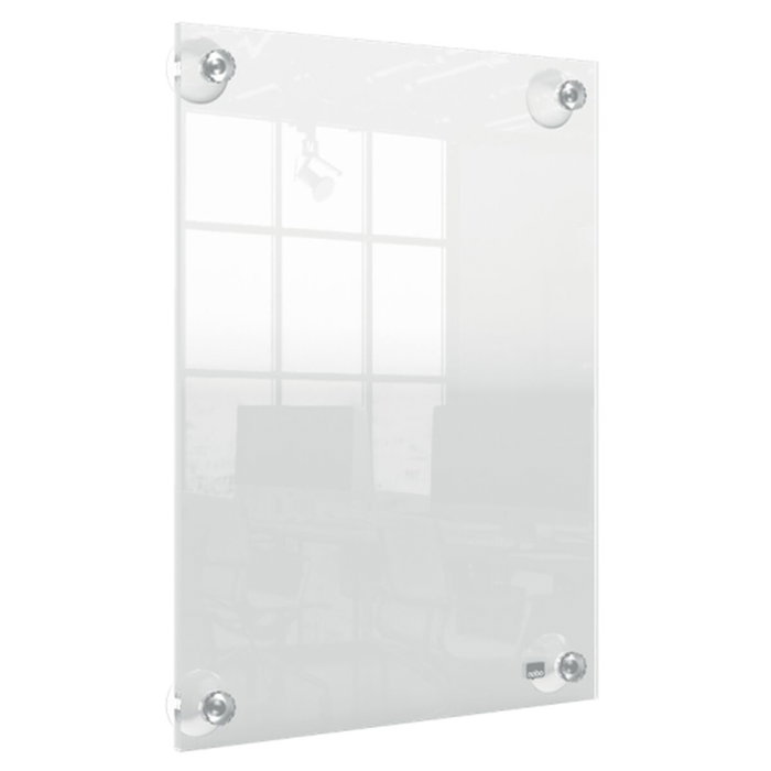 Nobo Portapóster Acrílico Transparente A4 Removible