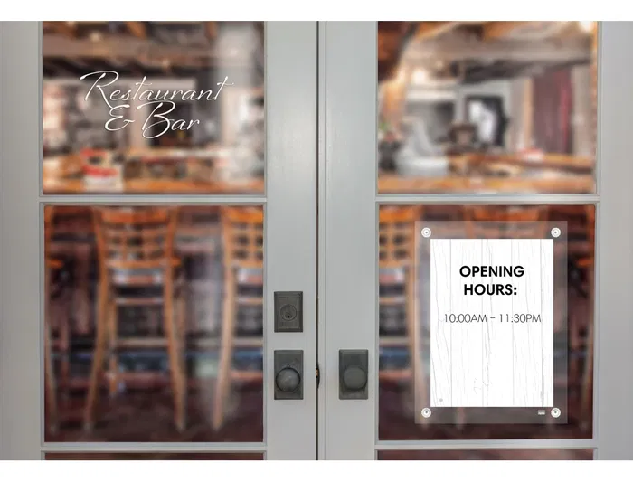 Nobo Marco Portanuncios Acrílico Transparente Mural Removible Din A4 Sin Marco 261x24x346 mm