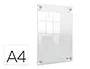 Nobo Marco Portanuncios Acrílico Transparente Mural Removible Din A4 Sin Marco 261x24x346 mm