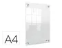 Nobo Marco Portanuncios Acrílico Transparente Mural Removible Din A4 Sin Marco 261x24x346 mm