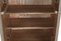 DKD Home Decor Armario Moderno Gris Oscuro Dorado Madera Jamun 70 x 140 x 38 cm