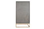 DKD Home Decor Armario Moderno Gris Oscuro Dorado Madera Jamun 70 x 140 x 38 cm