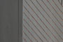 DKD Home Decor Armario Moderno Gris Oscuro Dorado Madera Jamun 70 x 140 x 38 cm