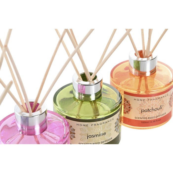 DKD Home Decor Ambientador Mikado Cristal Mandala 100 ml (Pack de 6)