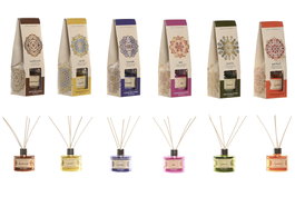 DKD Home Decor Ambientador Mikado Cristal Mandala 100 ml (Pack de 6)