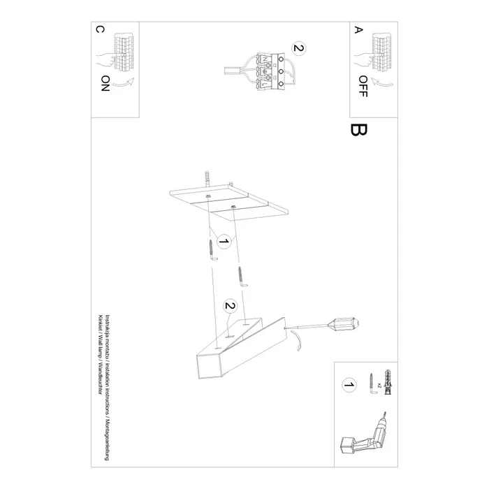 Aplique PINNE 200 [SOL-TH.235] Luminaria moderna geométrica, versátil para uso público y hogar, 140lm/Wat