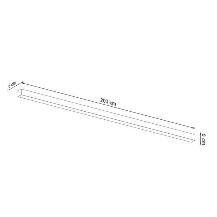 Aplique PINNE 200 SOL-TH.235, Luminaria Moderna LED 140lm/W, Minimalista y Versátil, Negro Aplique PINNE 200 SOL-TH.235, Luminaria Moderna LED 140lm/W, Minimalista y Versátil, Negro