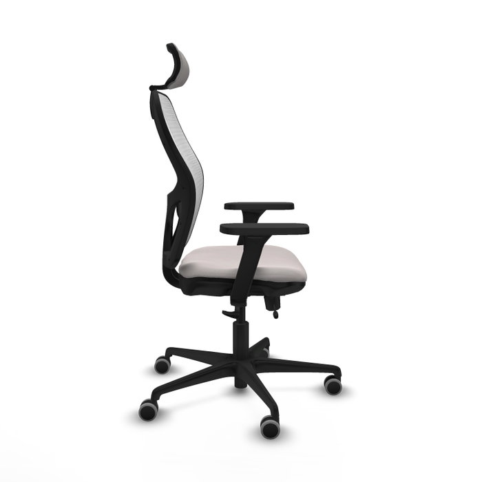 PIQUERAS Y CRESPO Silla de oficina Jorquera, Mecanismo Sincro/Traslack, Blanco PIQUERAS Y CRESPO Silla de oficina Jorquera, Mecanismo Sincro/Traslack, Blanco
