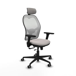 PIQUERAS Y CRESPO Silla de oficina Jorquera con mecanismo Sincro/Traslack en Blanco