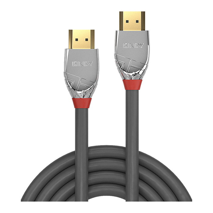 Lindy Cable HDMI Cromo Line 3m Gris, Plata 4K 3D, 37873