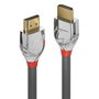 Lindy Cromo Line Cable HDMI High Speed 3m, Triple Blindaje, Chapado en Oro 24K, Soporte 4K@60Hz, 18Gbps