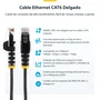StarTech.com Cable Ethernet Cat6 Delgado 1,5 m Naranja RJ-45 a RJ-45 N6PAT150CMORS