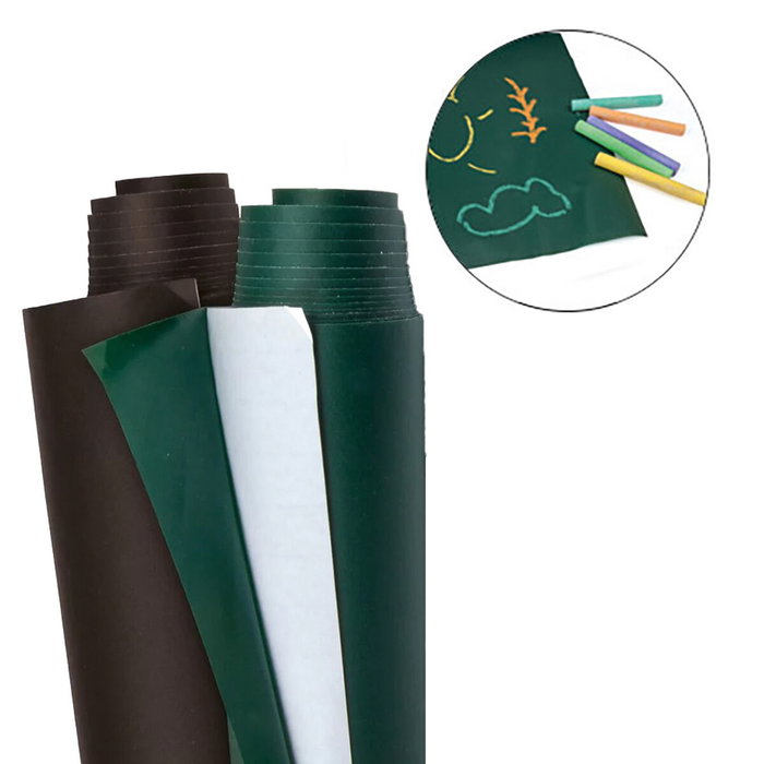 Liderpapel Pizarra Adhesiva en Rollo para Tiza 45x200 cm