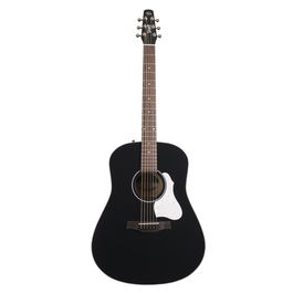 Seagull S6 Classic Black A/E Guitarra Acústica Electrificadacon Fishman Sonitone Acabado Semi Brillo Tapa Cedro Macizo Cuerpo Cerezo